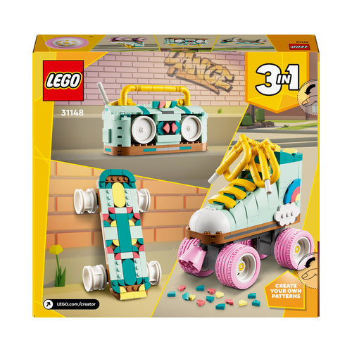 31148 LEGO Creator Pattini a rotelle retrò