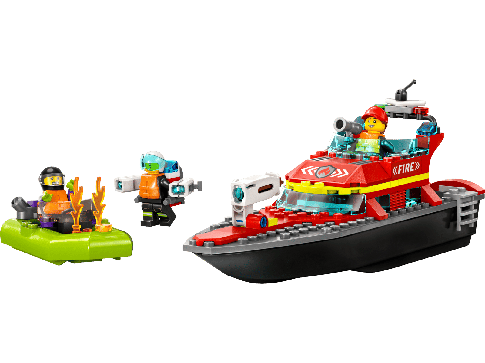 60373 LEGO City Fire - Barca di soccorso antincendio