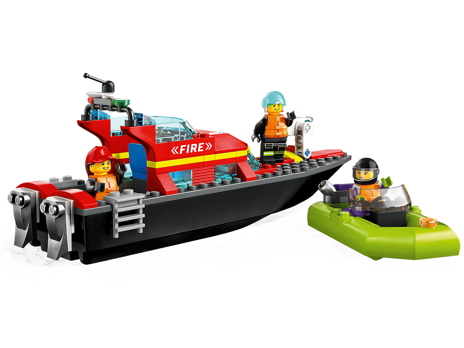 60373 LEGO City Fire - Barca di soccorso antincendio