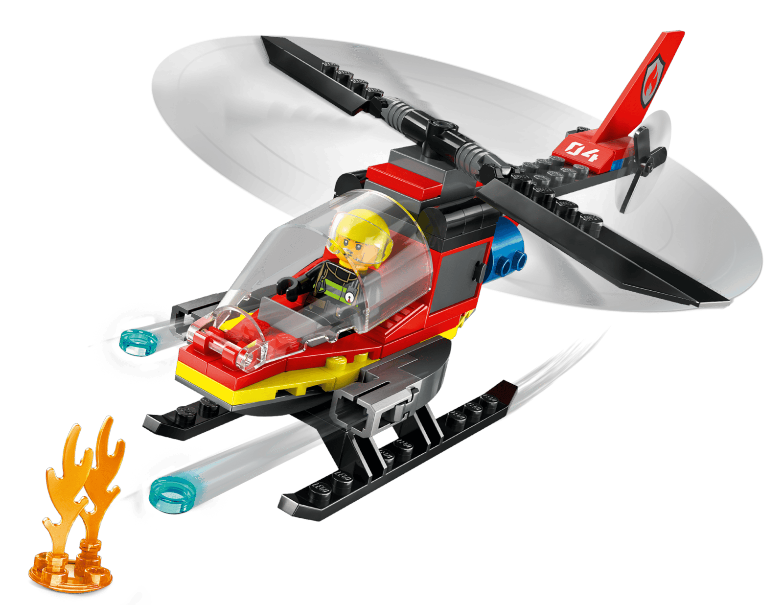 60411 LEGO City Fire Elicottero dei pompieri