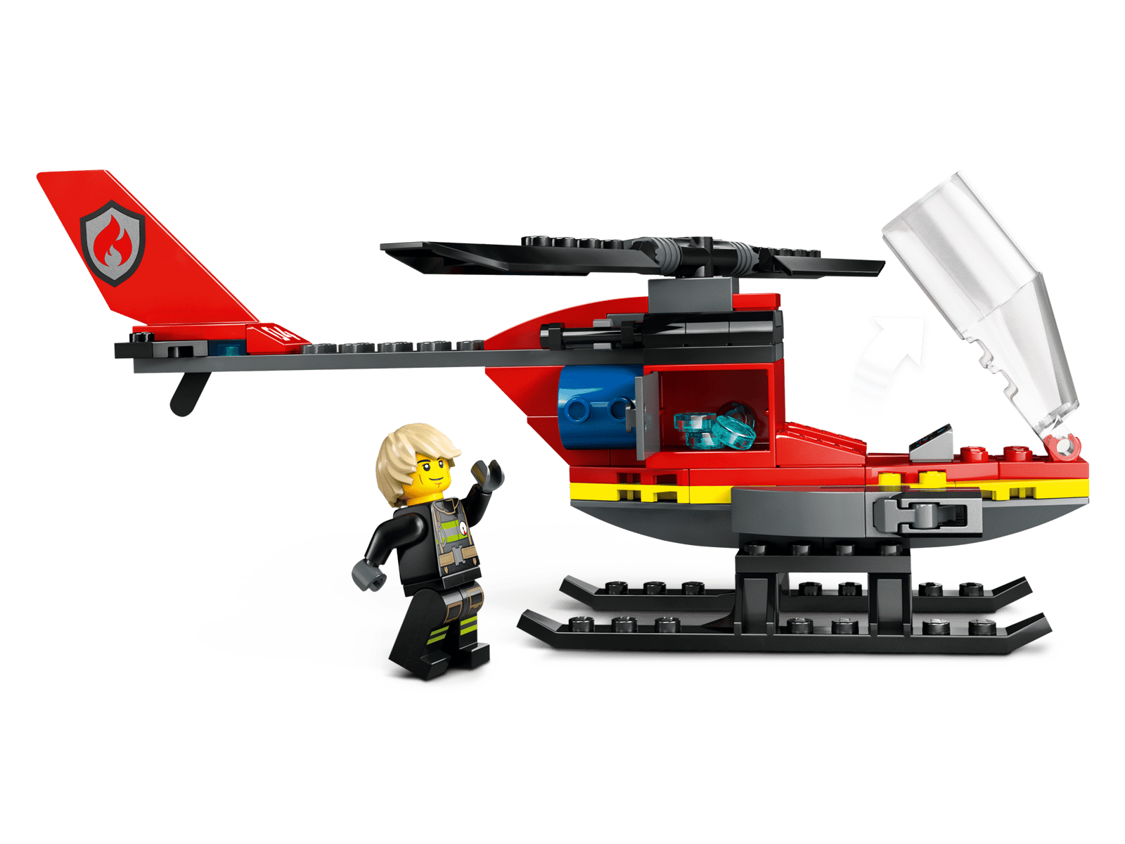 60411 LEGO City Fire Elicottero dei pompieri