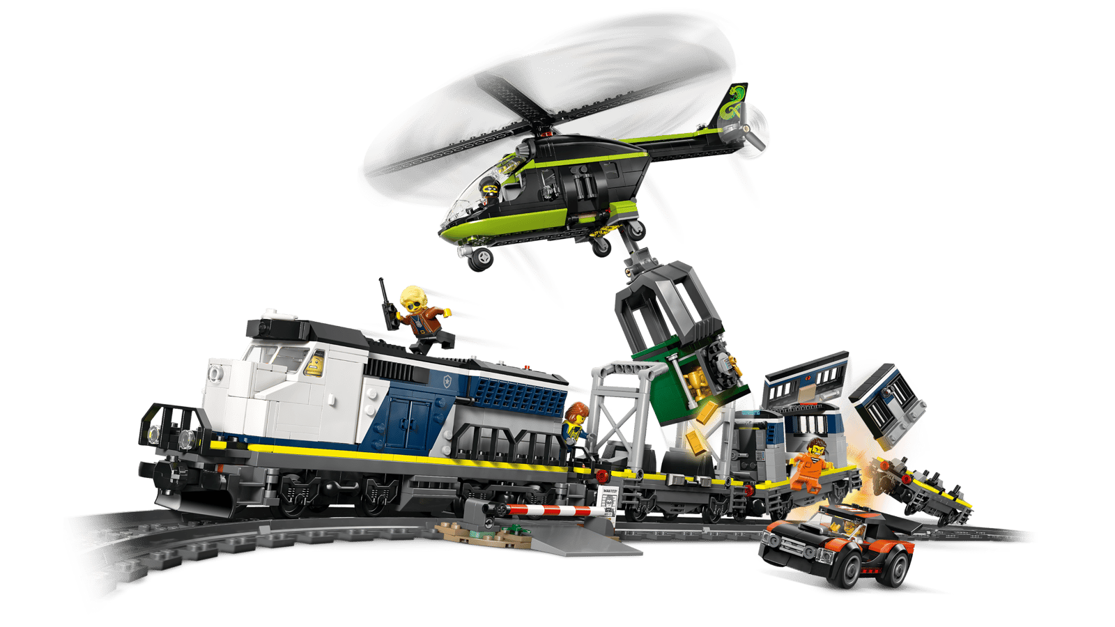 60508 Lego City Rapina al treno della polizia