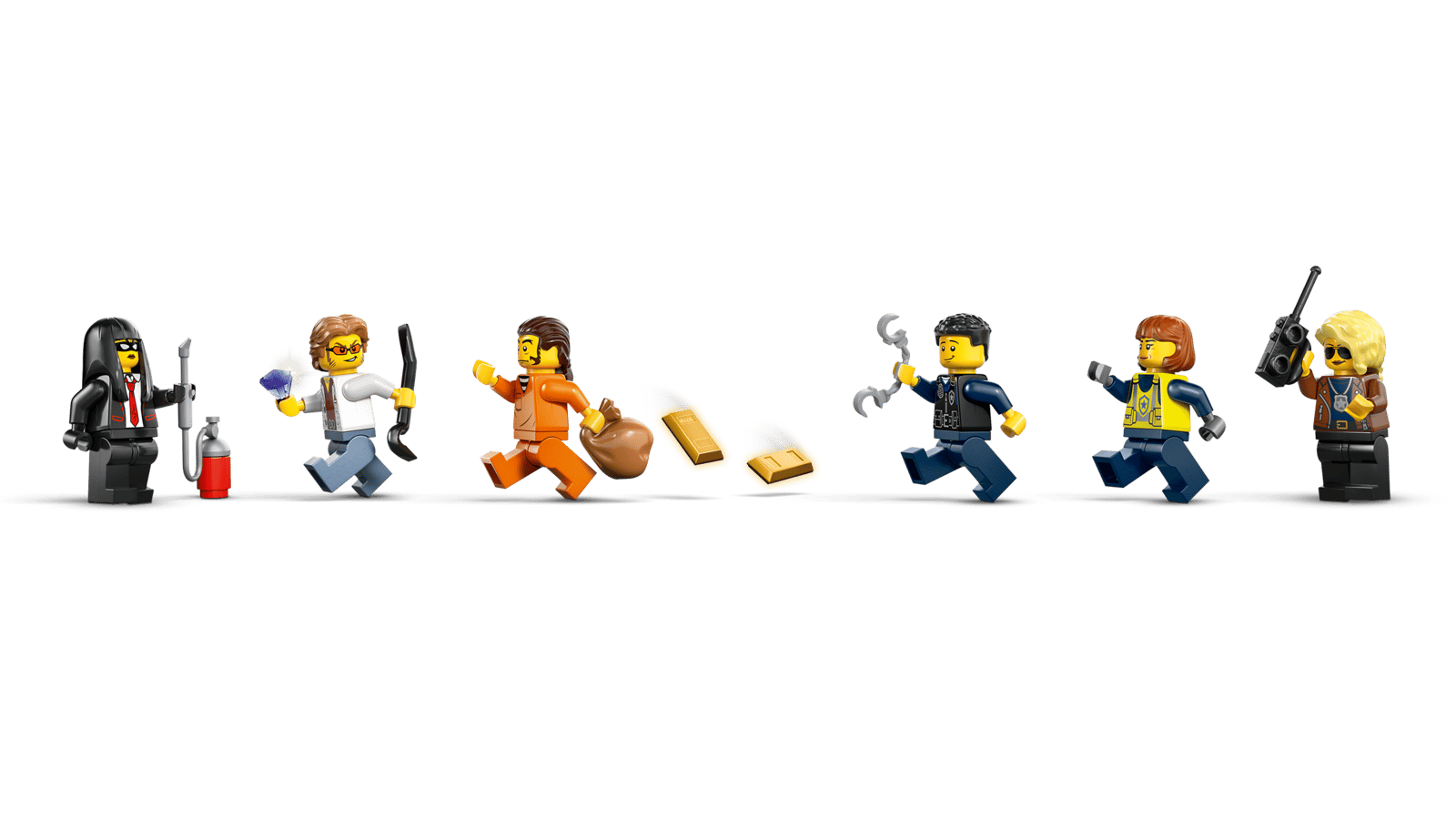 60508 Lego City Rapina al treno della polizia