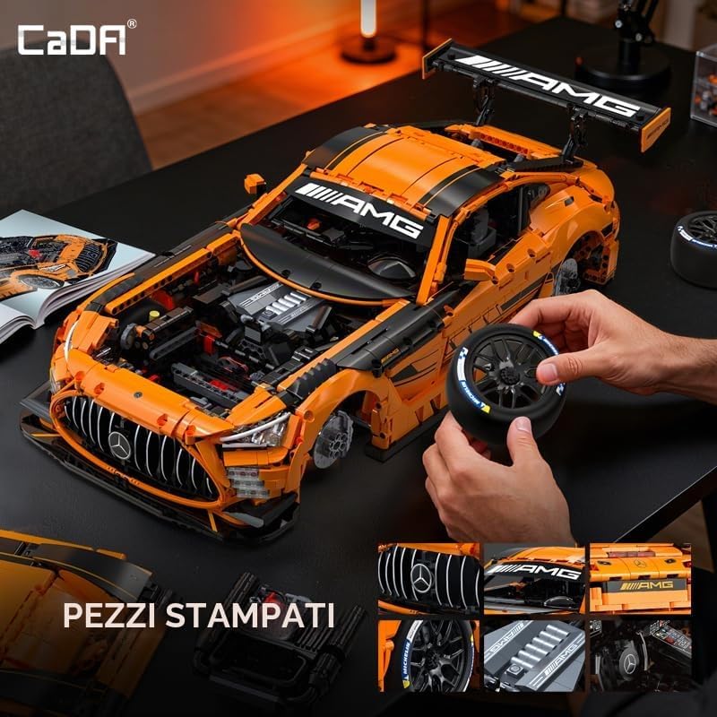 C64008W CaDA Mercedes-AMG GT3 1:8  Auto da Corsa Sportiva da Costruire 5466 Pz