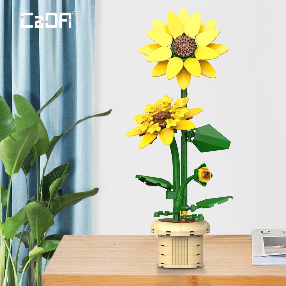 CaDA Sunflower C59030W  Girasole da Costruire 188 Pezzi