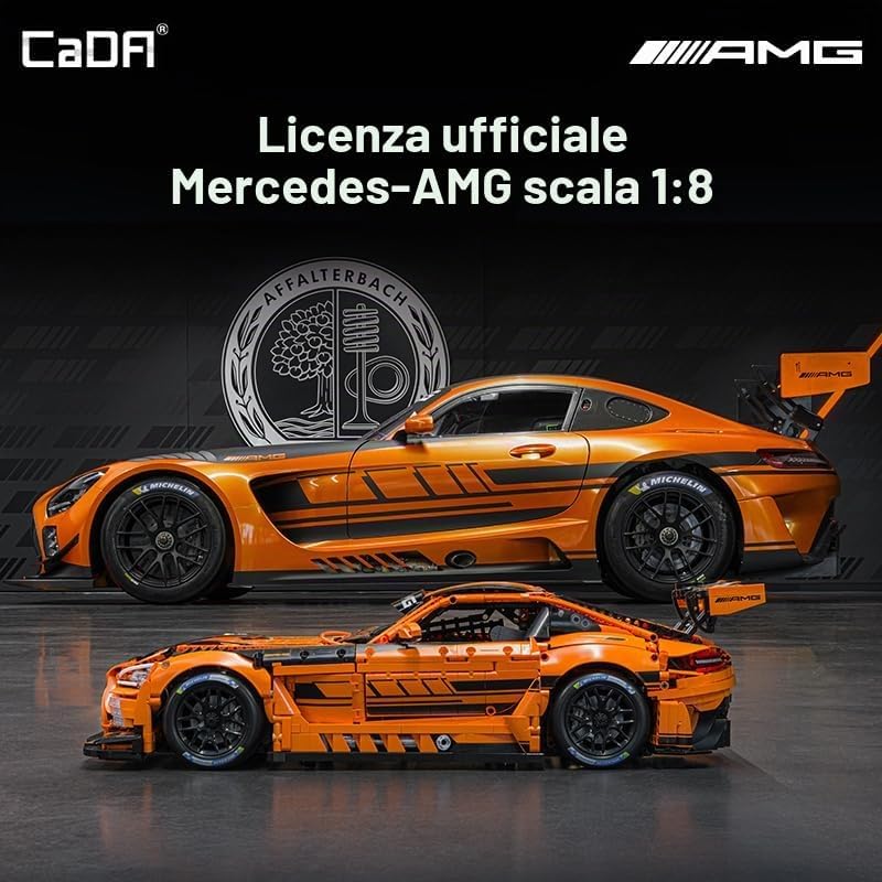 C64008W CaDA Mercedes-AMG GT3 1:8  Auto da Corsa Sportiva da Costruire 5466 Pz