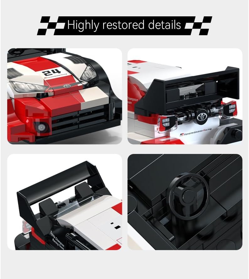 C51094W  CaDA Renault Sport RS.01 Auto RC da Costruire 294 Pezzi Scala 1:20