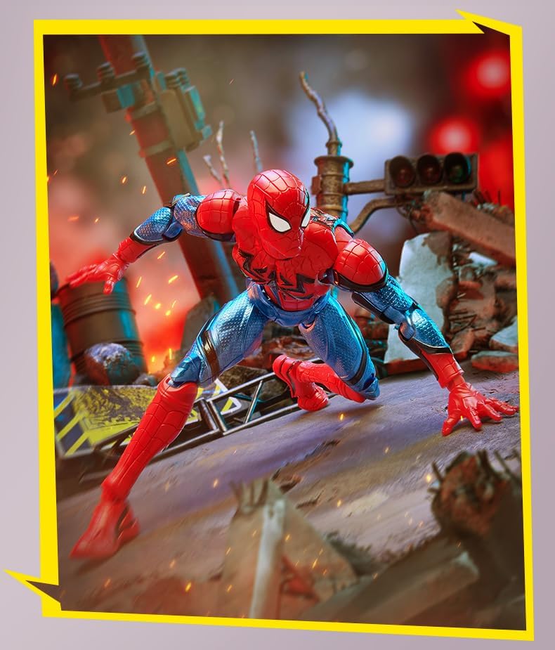 81118  Blokees Marvel Rivals Champion Class Spiderman Figure Assembabile