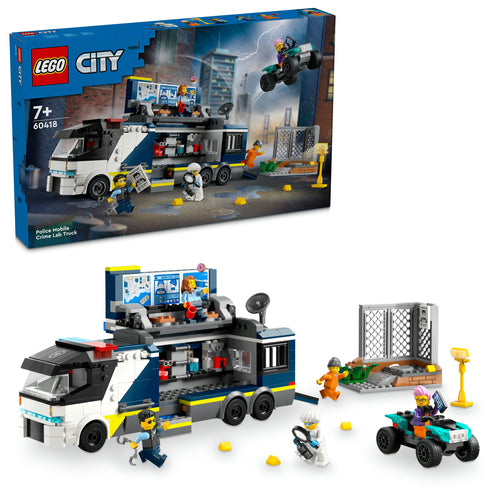 60418 LEGO City Police Camion laboratorio mobile della polizia