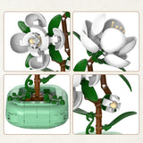 CaDA Camellia Flower Building Set C59029W  Fiore di Camelia da Costruire