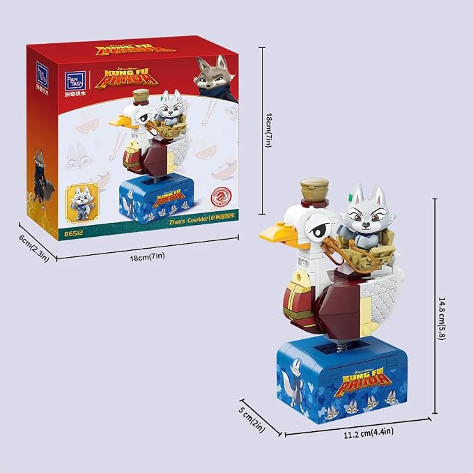 86512 PANTASY set di mattoncini collezione Kung Fu Panda : ZHEN on SkateKart