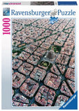 15187 Ravensburger PUZZLE ADULTI 1000 pz Foto Barcelona vista dall'alto