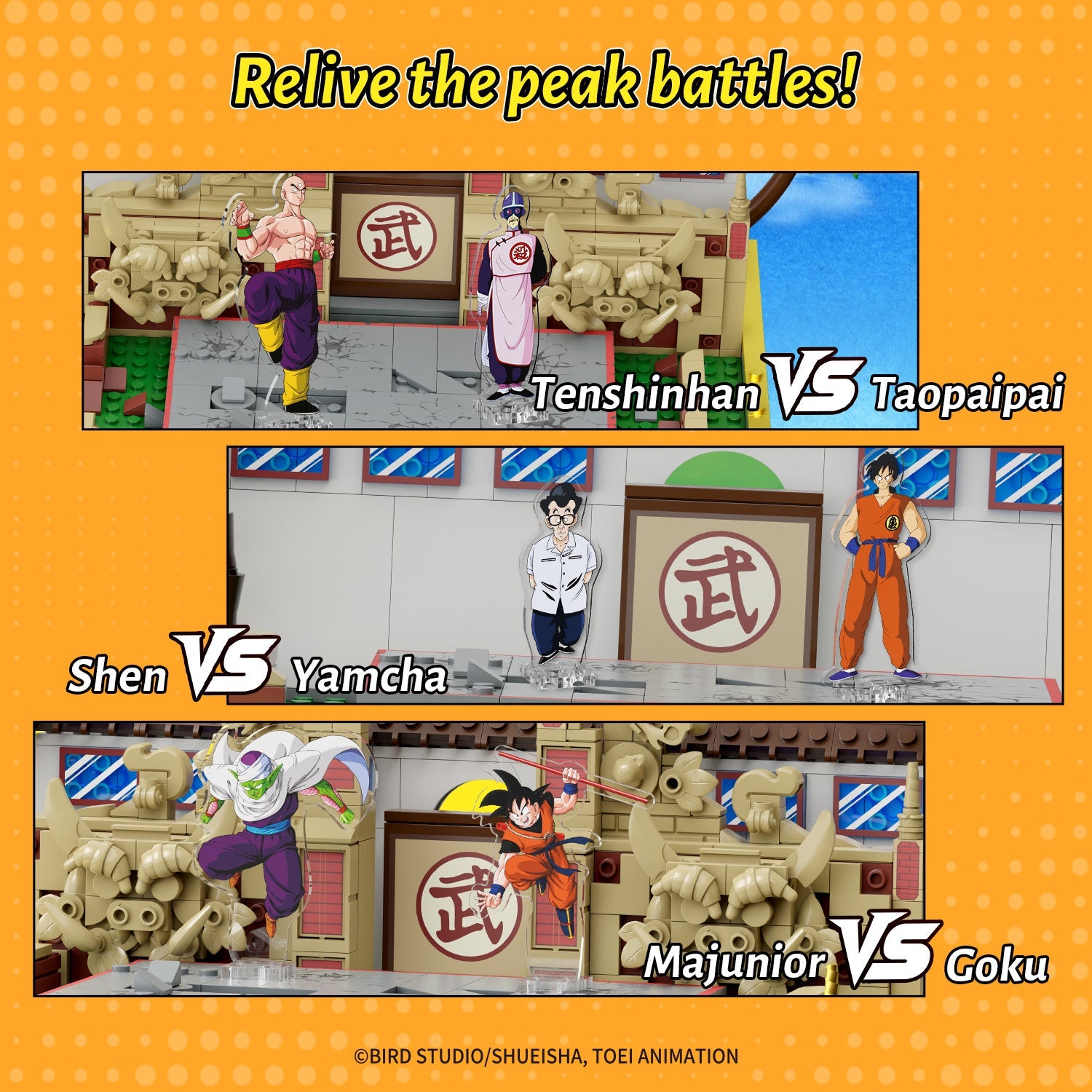 87003 Pantasy Dragon Ball Tenkaichi Budokai  Arena Torneo Set Costruzioni