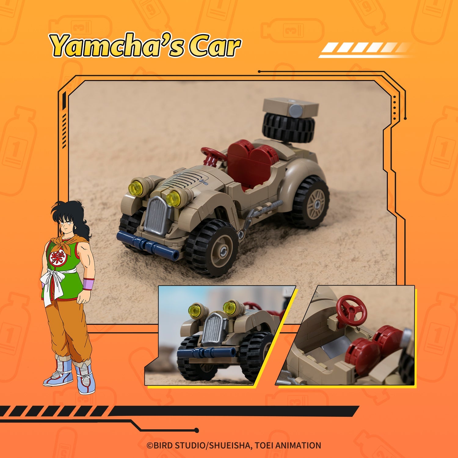 87007 Pantasy Dragon Ball Yamcha’s Car  Auto Yamcha Set Costruzioni