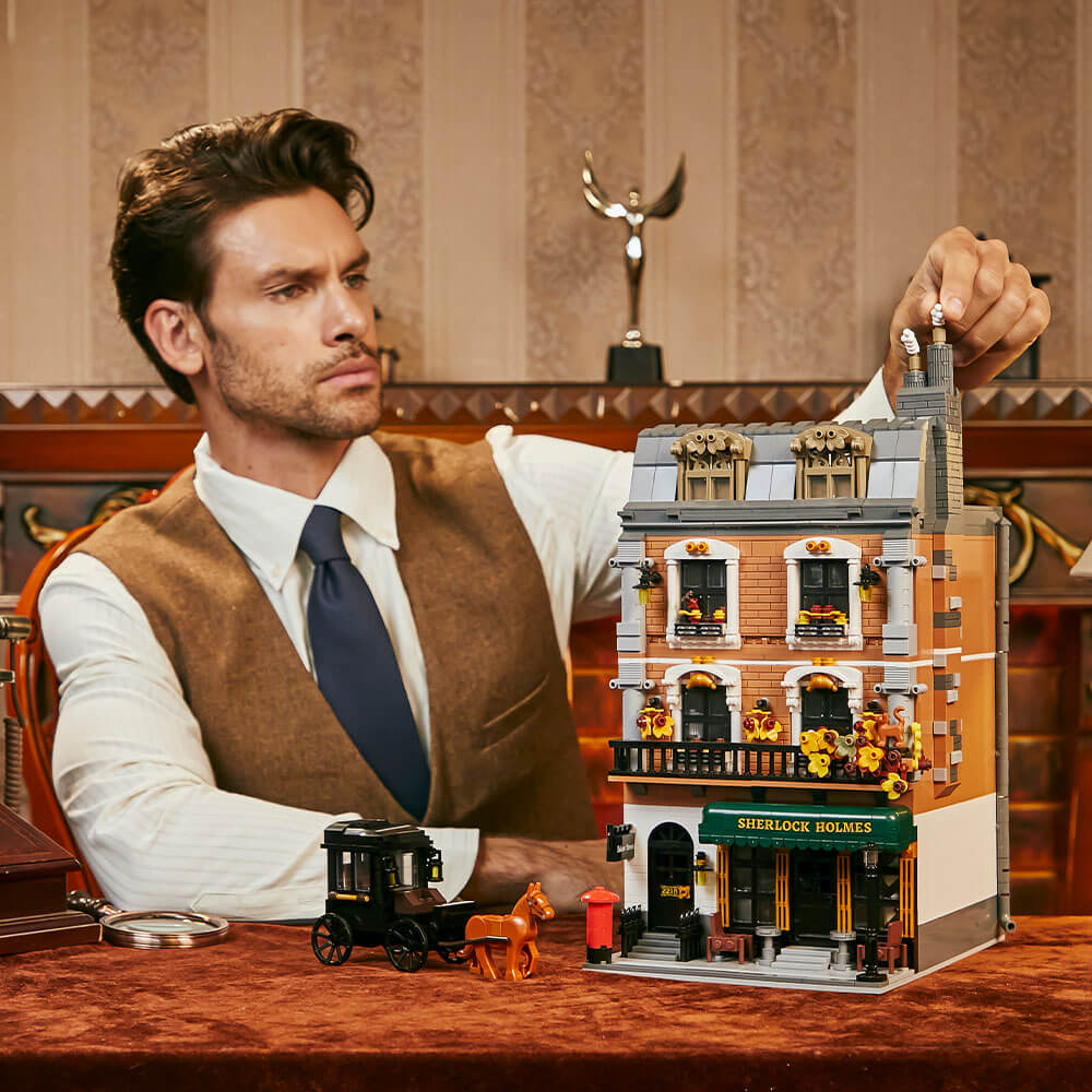 PANTASY Sherlock Holmes 221B Baker Street  Set Costruzioni Vintage
