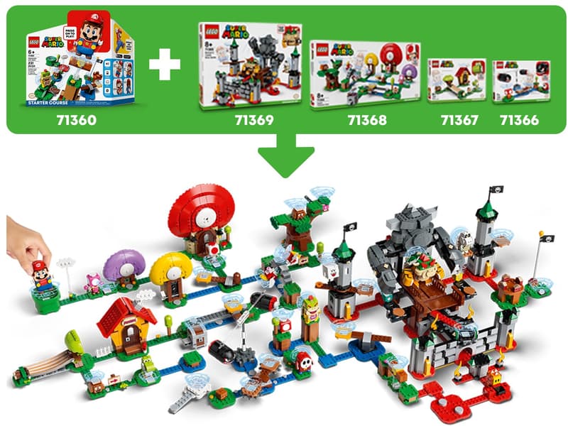 71368 LEGO® Super Mario - La caccia al tesoro di Toad - Pack di Espansione