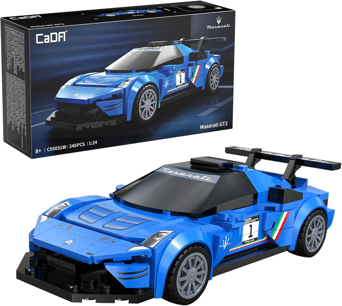 CaDA C55031W Maserati GT2 1:24  Auto Sportiva Ufficiale Maserati da Costruire