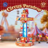 86003 PANTASY set di mattoncini collezione Retrò: Giostra Paracadute del Circo