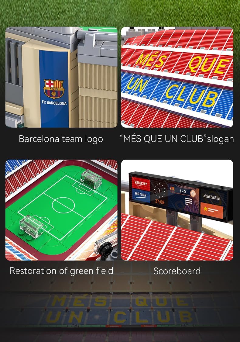 DBLC66023W Cada - Camp Nou FC Barcelona costruzioni mattoncini 728 pcs