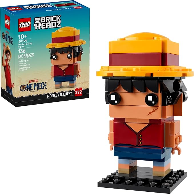 40799 Personaggio di Monkey D. Luffy - BrickHeadz One Piece 2025