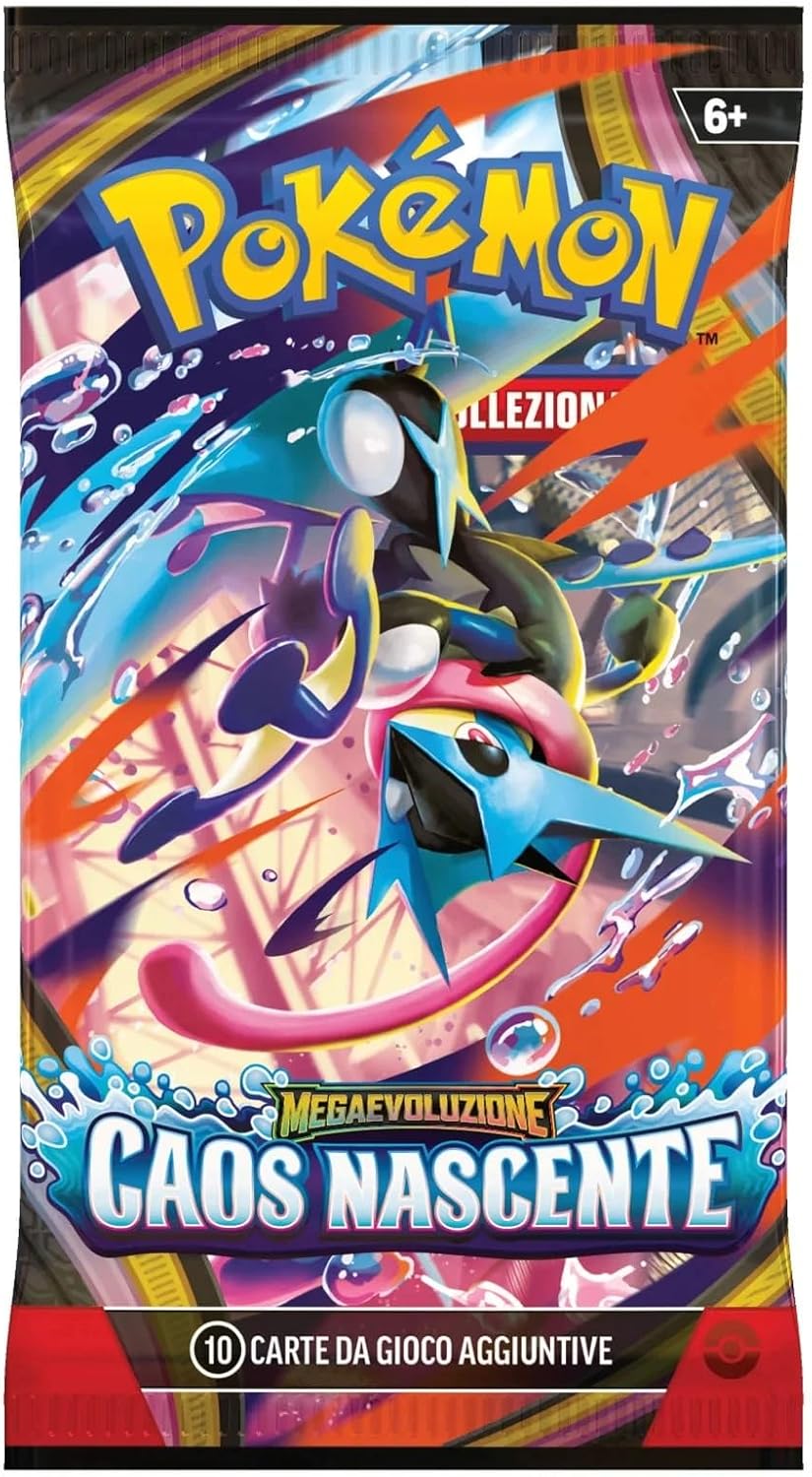 Pokémon M4 Megaevoluzione Caos Nascente Busta Singola 10 Carte ITA