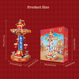 86003 PANTASY set di mattoncini collezione Retrò: Giostra Paracadute del Circo