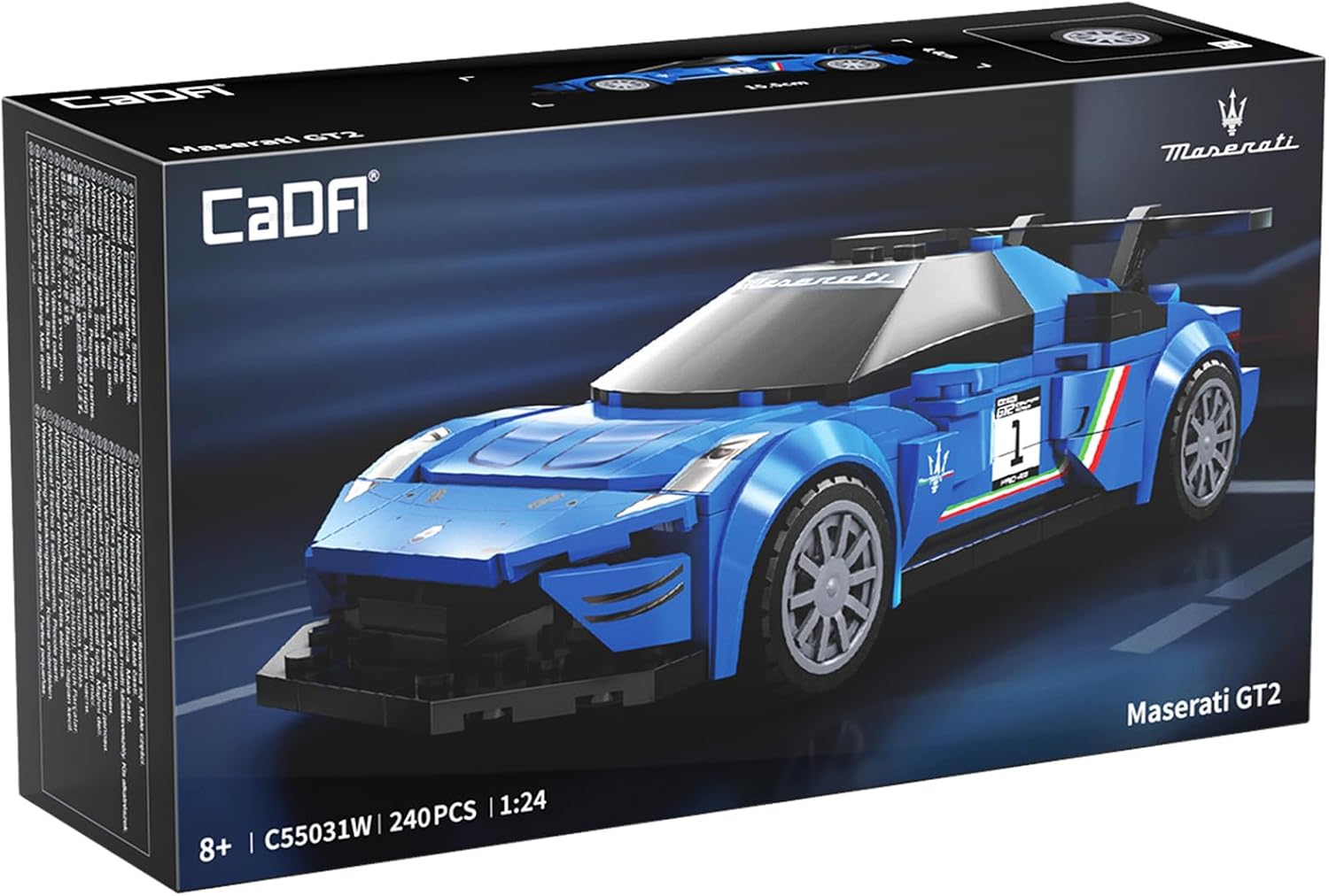 CaDA C55031W Maserati GT2 1:24  Auto Sportiva Ufficiale Maserati da Costruire