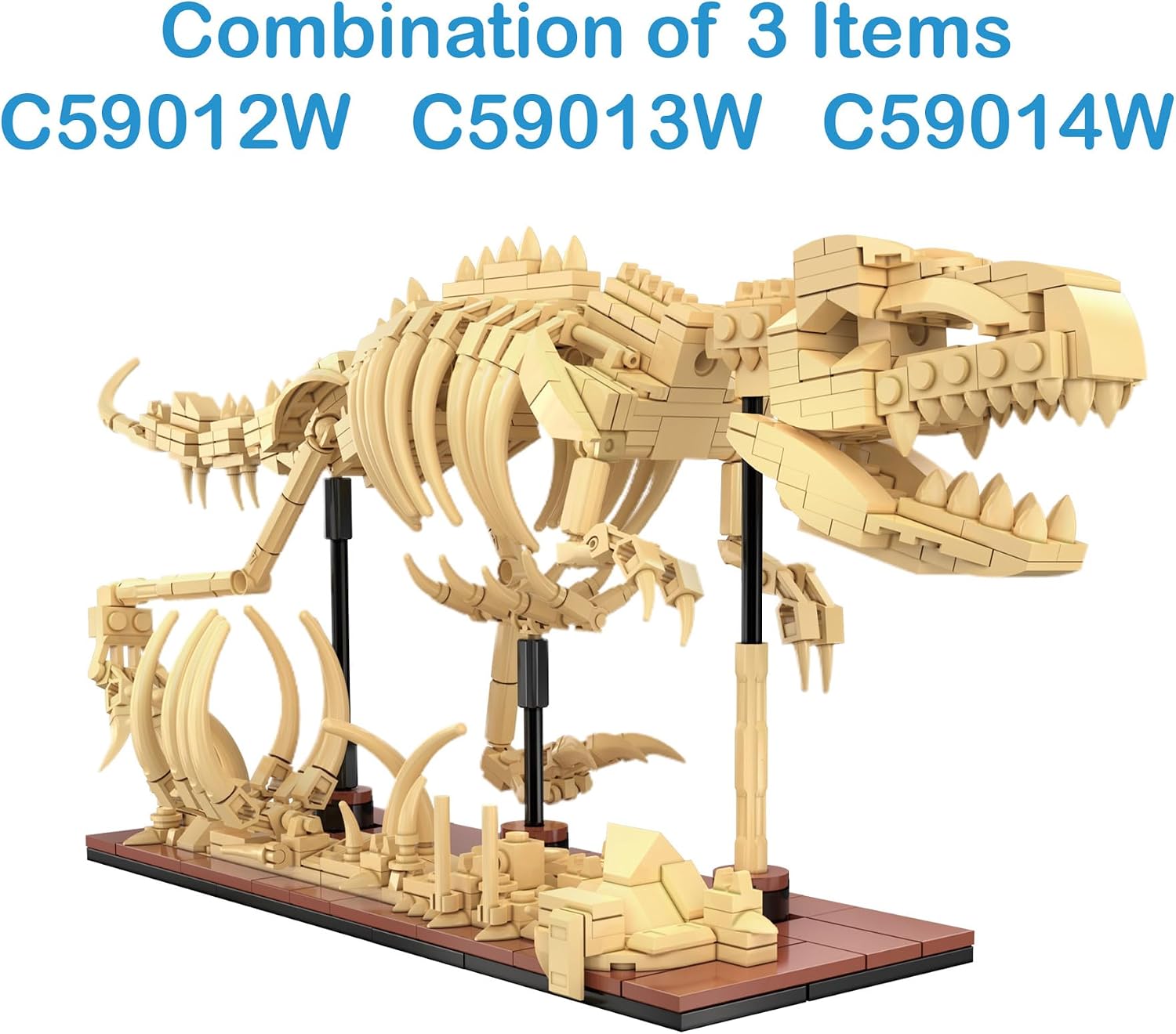 C59013 Cada - Dinosaur Fossils - Triceratops - 272  pcs