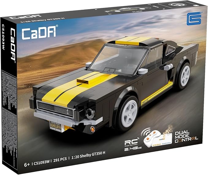C51093W CaDA Shelby GT350H RC 1:20  Auto da Costruire Radiocomandata 291 pz