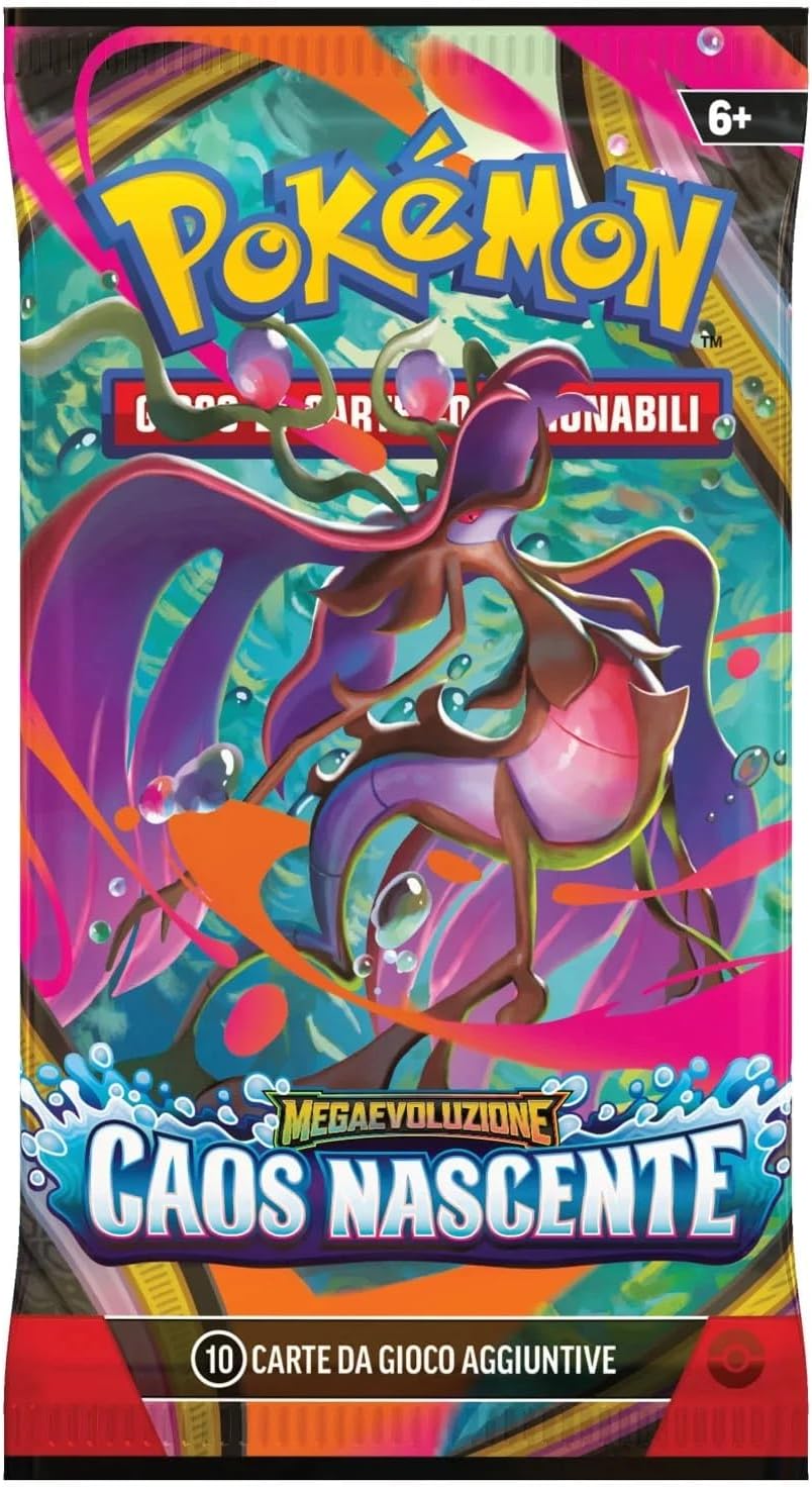 Pokémon M4 Megaevoluzione Caos Nascente Busta Singola 10 Carte ITA