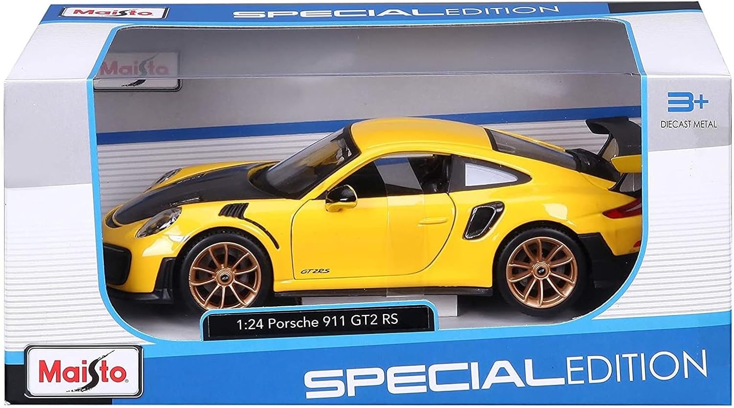 31523 Bburago Maisto 1:24 - Porsche 911 GT2 RSGialla