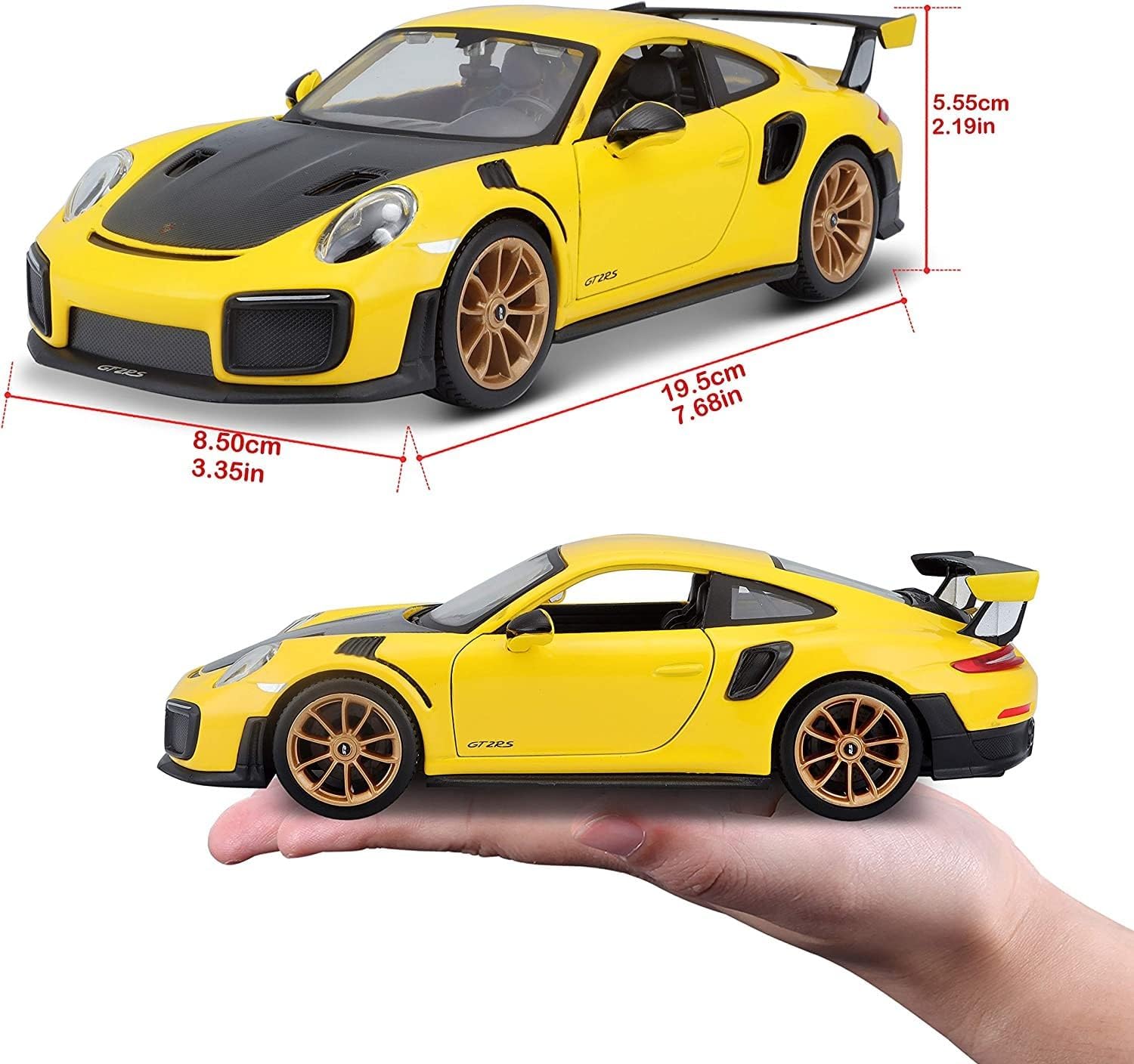31523 Bburago Maisto 1:24 - Porsche 911 GT2 RSGialla