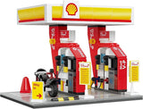 C66028W CaDA Shell Retail Station Mini Stazione di Servizio Shell da Costruire