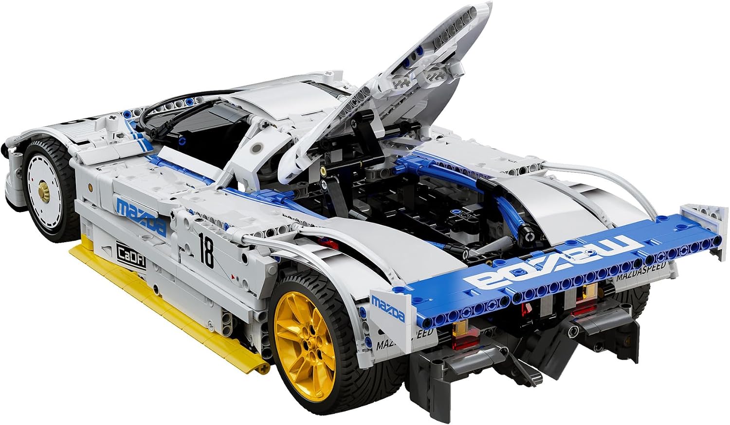 DBLC63007W  CaDA Mazda 787B 1:10  Auto da Corsa da Costruire 1797 Pezzi