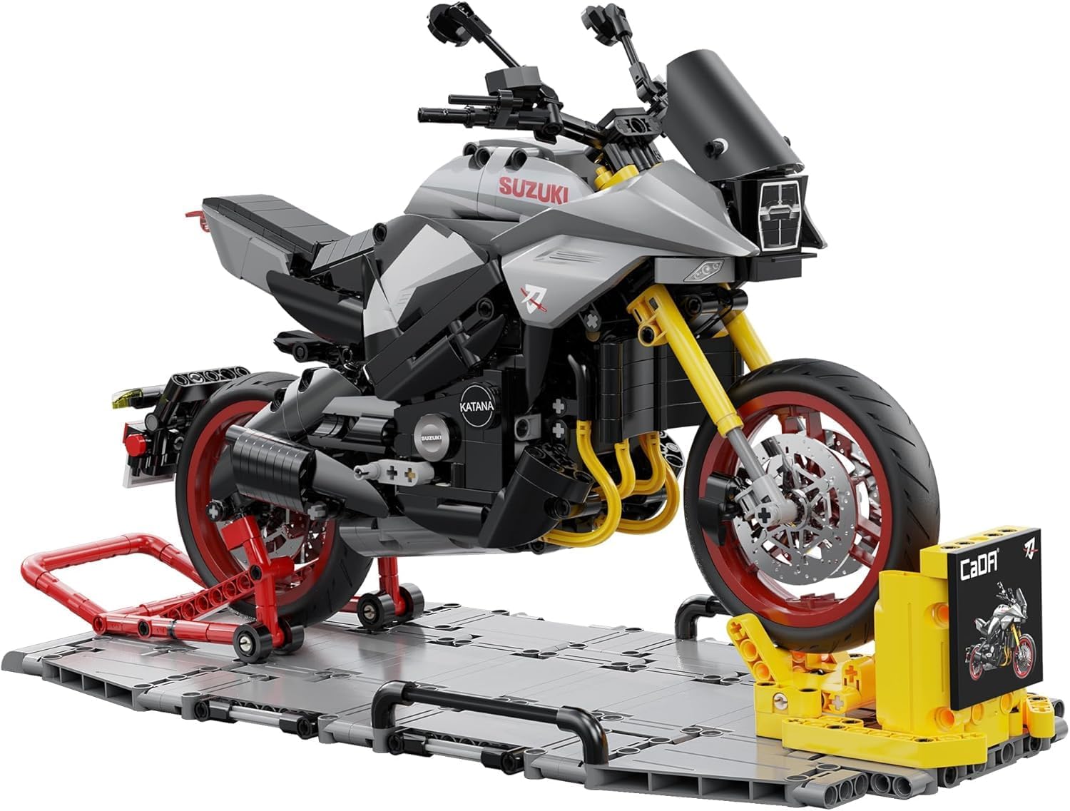 C59021 CaDA Suzuki Katana 2022 1:6  Moto da Strada Ufficiale Suzuki da Costruire