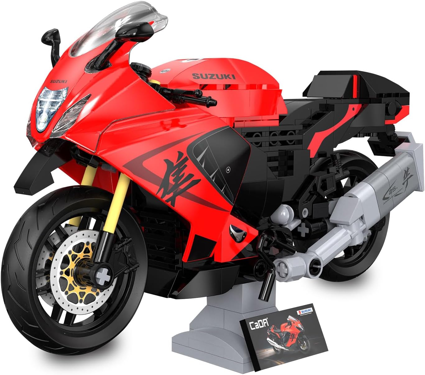 DBLC62051W CaDA  Suzuki Hayabusa 1:12  Moto da Costruire 299 Pezzi