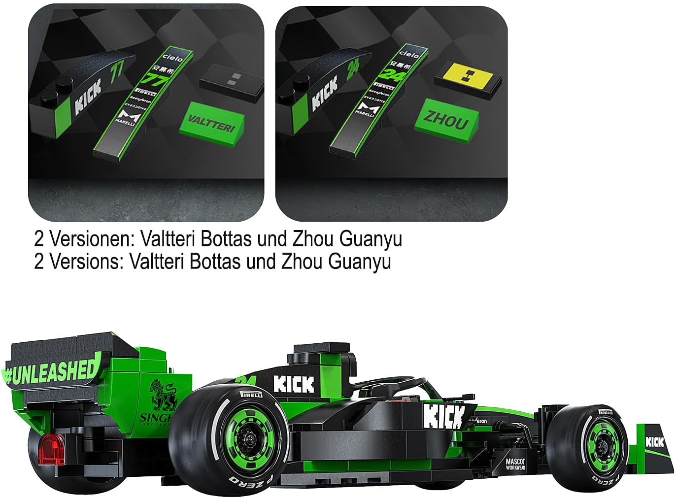 Cada Kick Sauber F1 Team C44 2024 Set Costruzioni da collezione