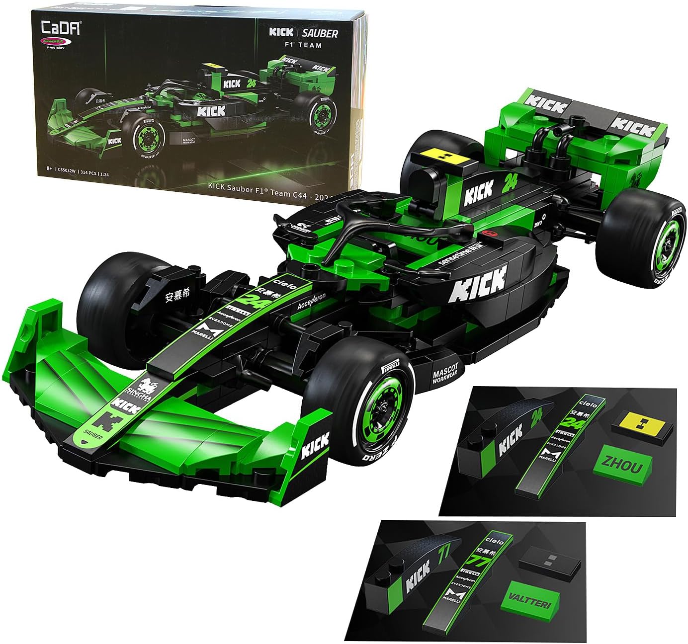 Cada Kick Sauber F1 Team C44 2024 Set Costruzioni da collezione