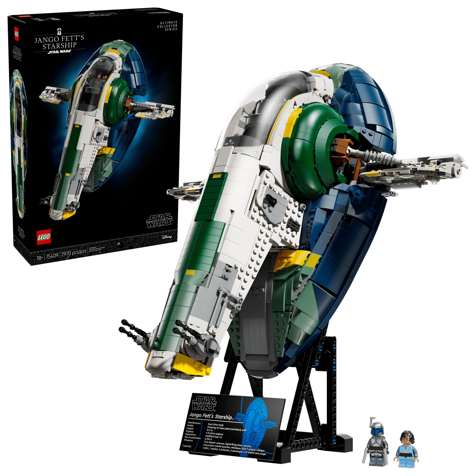 75409  LEGO Star Wars Astronave Firespray Jango Fett UCS  Set da Collezione