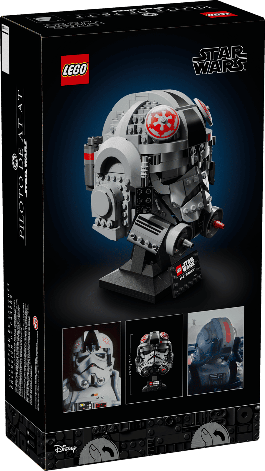 LEGO Star Wars 75429 Casco Pilota AT-AT  Casco da Collezione