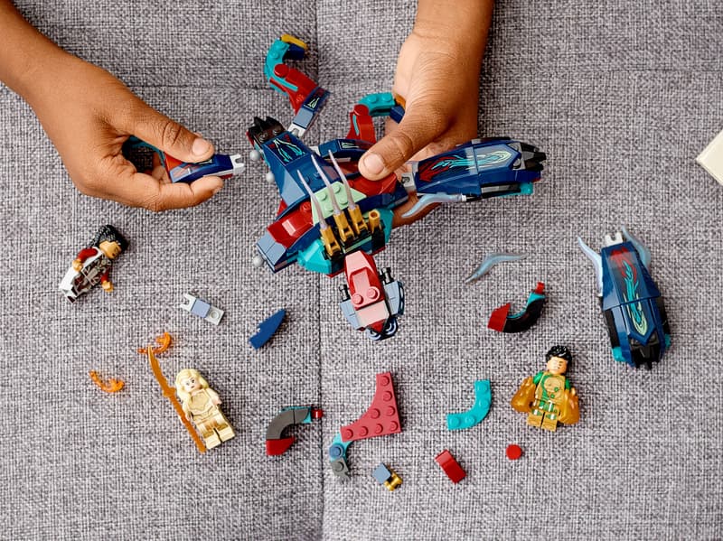 76154 Lego Marvel superheroes - ETERNALS L imboscata del Deviant