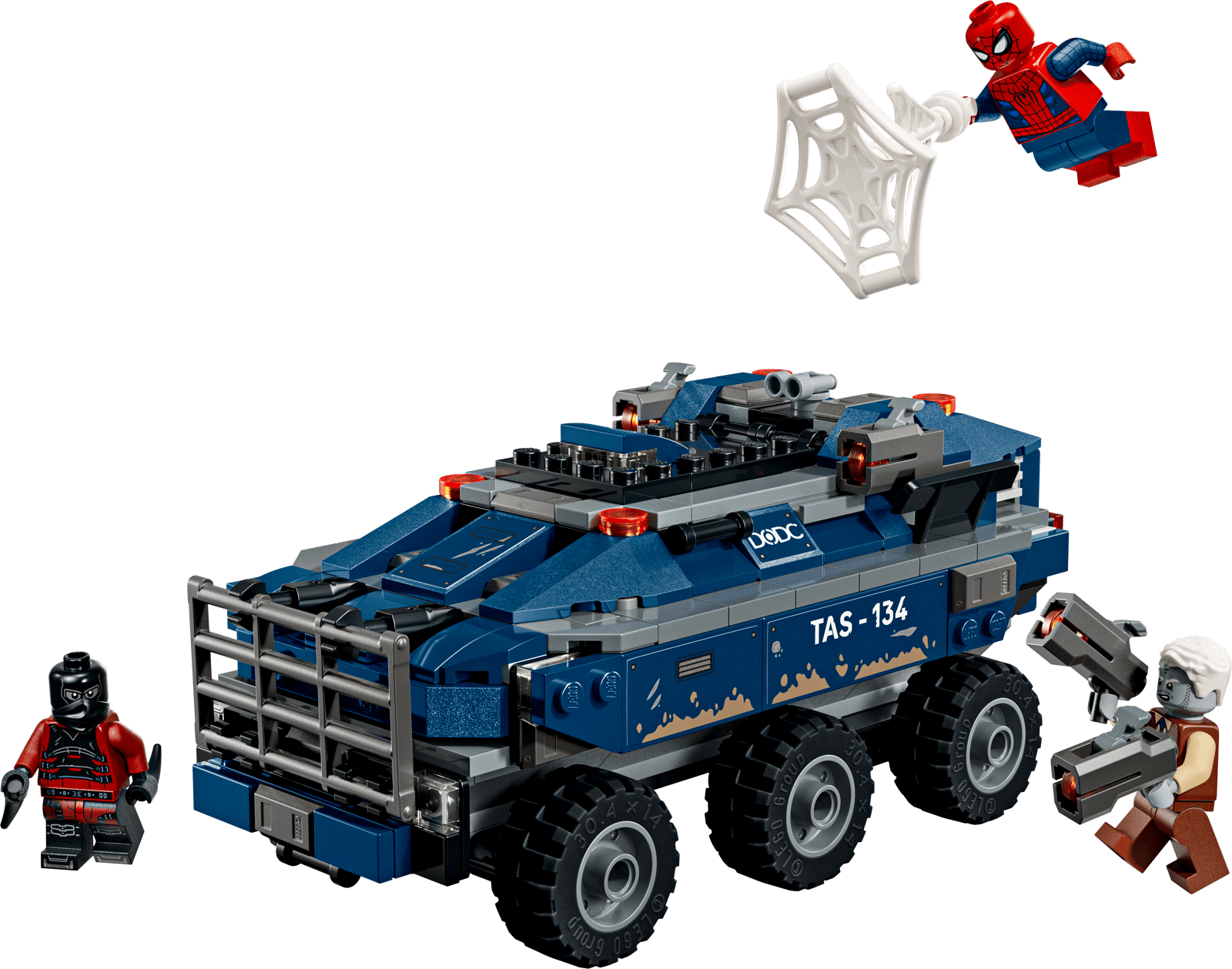 76349 Lego Marvel Spider-ManInseguimento del trasportatore di detenu