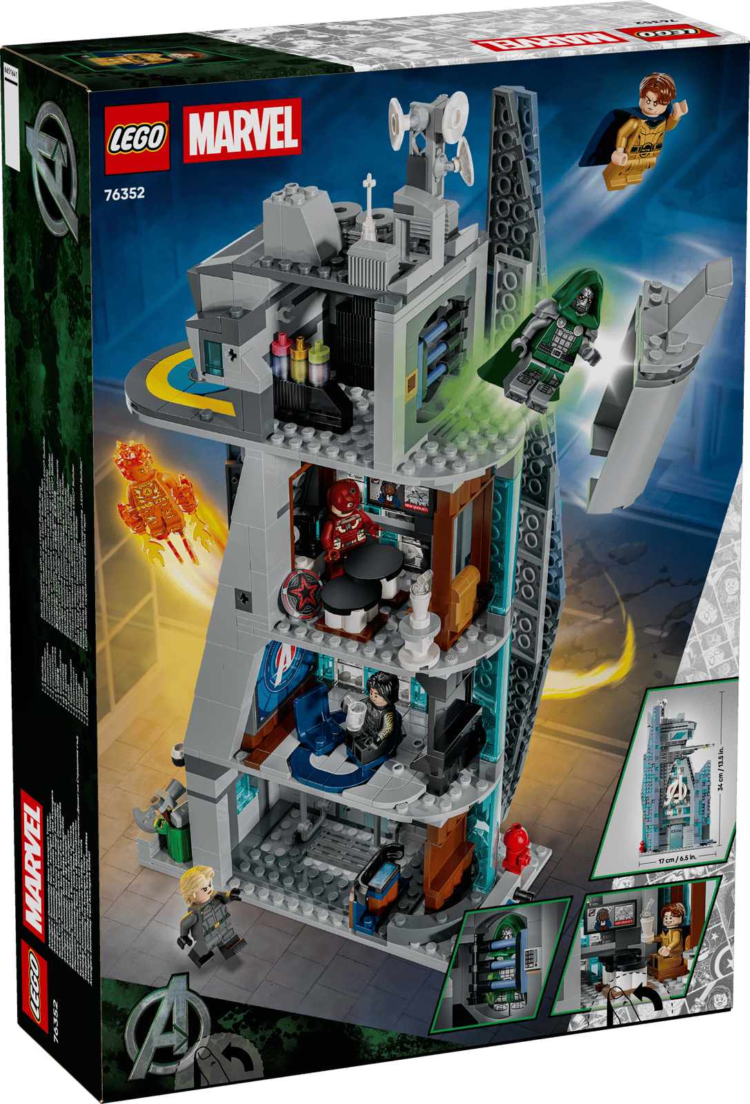 76352 Lego Marvel Avengers: Doomsday Nuova torre degli Avengers