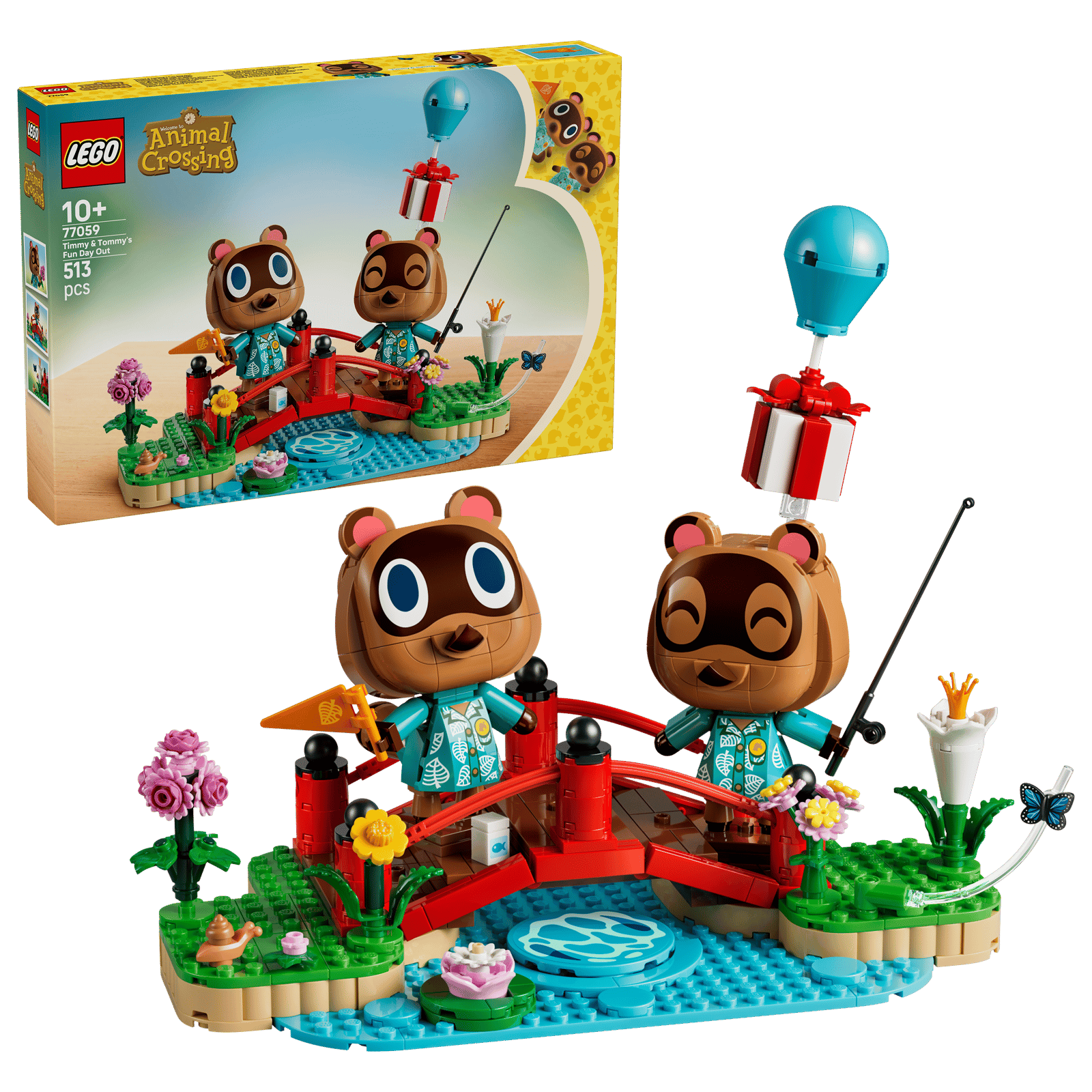 77059 Lego Animal Crossing Una giornata all'aria aperta per Mirco e Marco