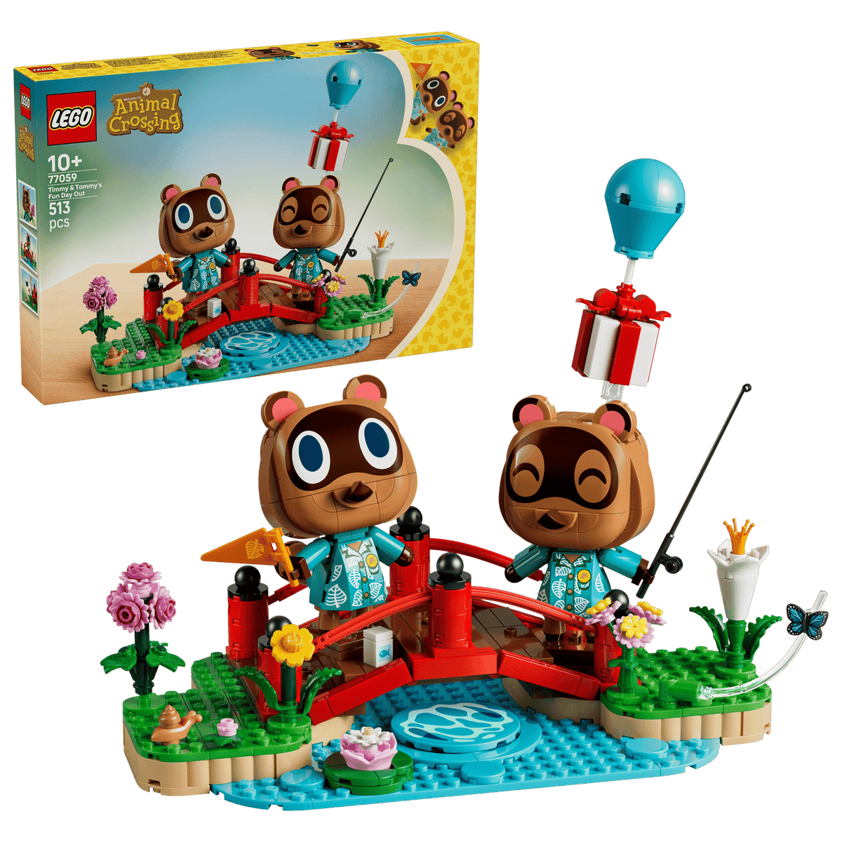 77059 Lego Animal Crossing Una giornata all'aria aperta per Mirco e Marco