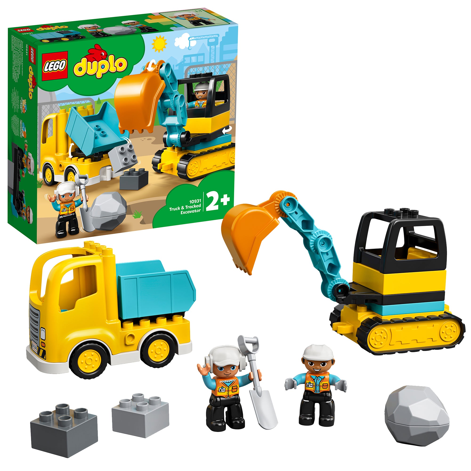 10931 LEGO® Duplo - Camion e scavatrice cingolata