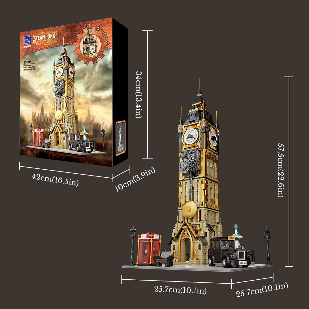 PANTASY Steampunk Bell Tower Torre dell’Orologio Set Costruzioni da collezione
