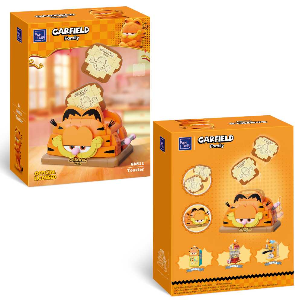 86811 PANTASY mattoncini collezione Garfield Fantastic Machines: Garfiel Toast