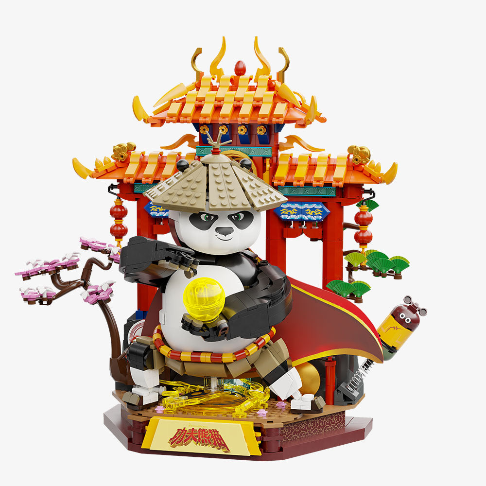 86509 Pantasy Kung Fu Panda Guerriero Dragone  Set Costruzioni da Collezione