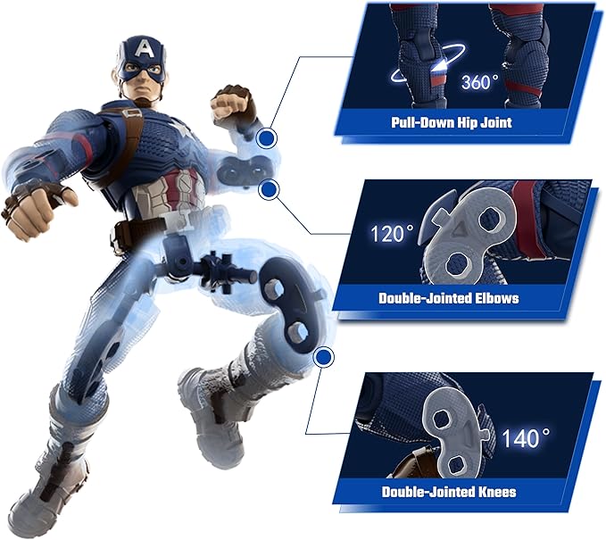 Blokees Marvel Studios The Infinity Saga Captain America Figure Assembabile